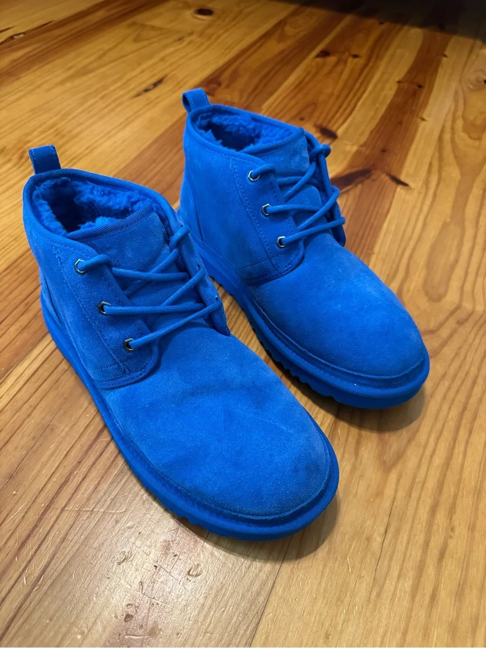 UGG Neumel Men's Chukka Ankle Boot US 11 - Dive Blue Suede